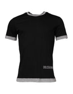 Black Cotton T-Shirt