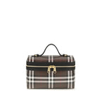 Brown Cotton Handbag