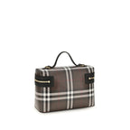 Brown Cotton Handbag