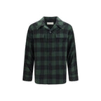 Bicolor Wool Oves Aries Pattern Shirt