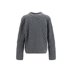 Gray Wool Oves Aries Cardigan