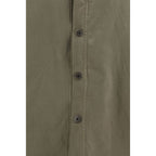 Bicolor Cotton Shell Jacket