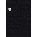 Black Viscose Mini Skirt