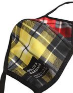 Multicolor Plaid Tartan Elastic Ear Strap Face Mask