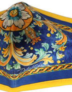 Multicolor Majolica Print Elastic Ear Strap Face Mask