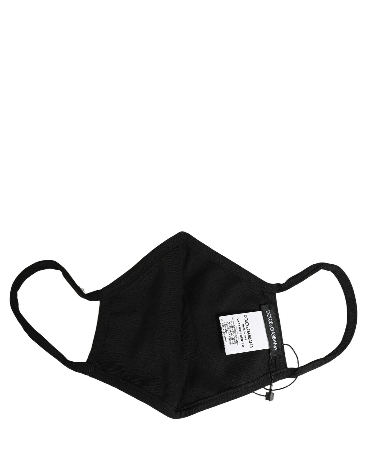 Black Heart DG Logo Monogram Elastic Ear Strap Face Mask