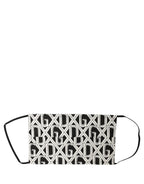 Black White DG Logo Monogram Elastic Ear Strap Face Mask