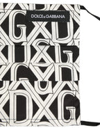 Black White DG Logo Monogram Elastic Ear Strap Face Mask