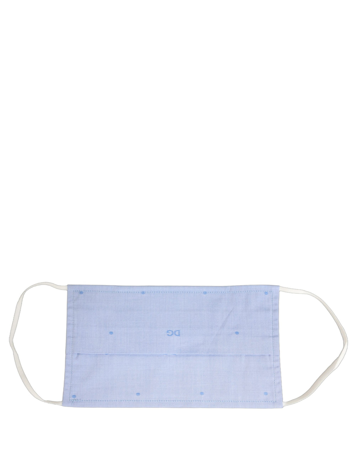 Light Blue DG Monogram Pleat Elastic Ear Strap Face Mask