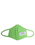 Green Polyester DG CASA Logo Elastic Ear Strap Face Mask