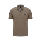 Beige Cotton Polo Shirt