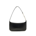 Black Calf Leather Bos Taurus Shoulder Bag