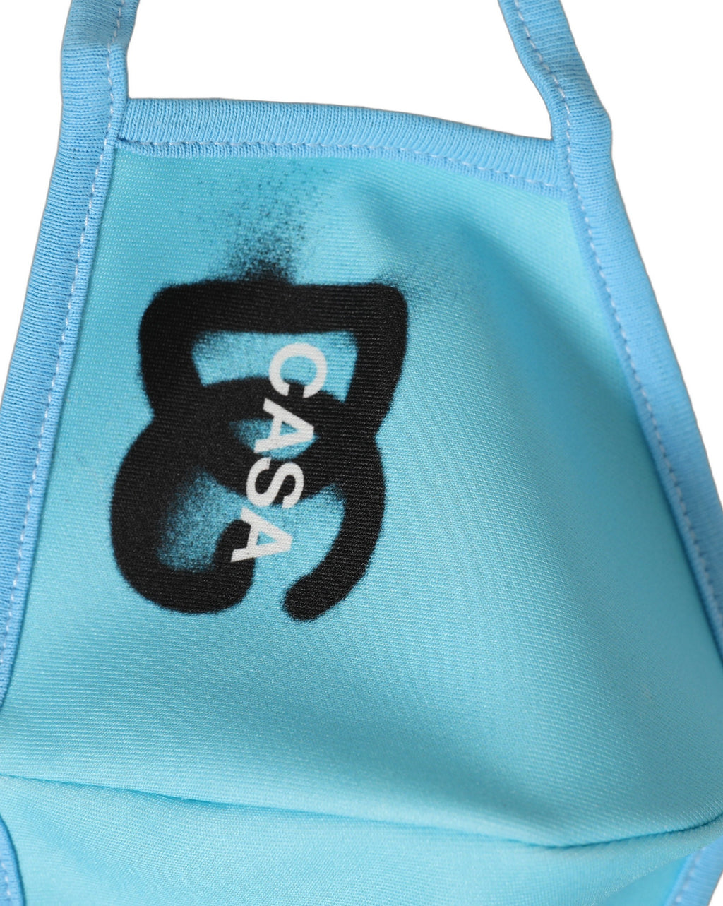 Blue Polyester DG CASA Logo Elastic Ear Strap Face Mask