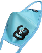 Blue Polyester DG CASA Logo Elastic Ear Strap Face Mask