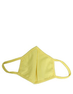 Yellow Polyester DG CASA Logo Elastic Ear Strap Face Mask