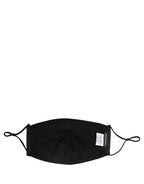 Black White Logo Baroque Elastic Ear Strap Face Mask