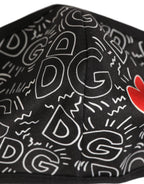 Black Heart DG Logo Monogram Elastic Ear Strap Face Mask
