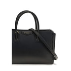 Black Calf Leather Bos Taurus Handbag