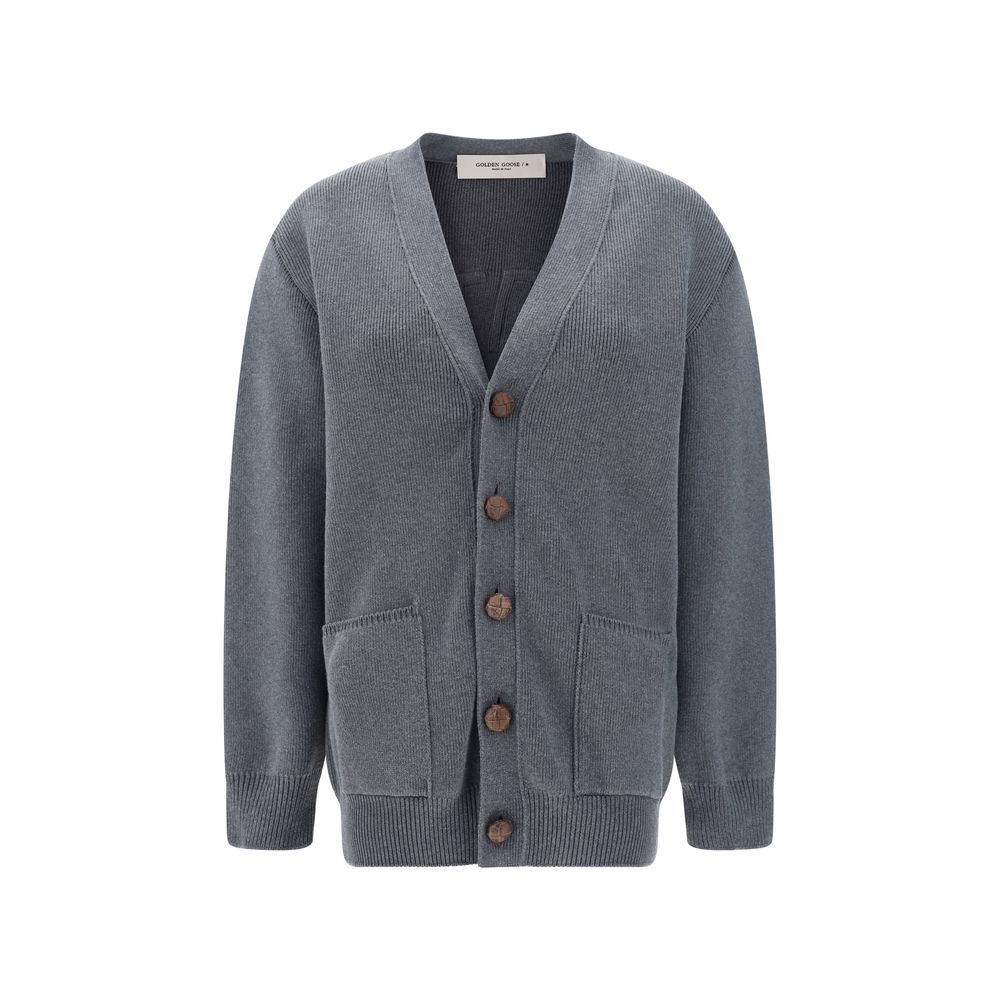 Gray Cotton Cardigan