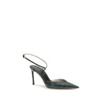 Bicolor Calf Leather Bos Taurus High Heel Pumps