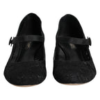 Black Vally Taormina Floral Lace Pumps Shoes