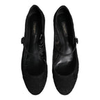 Black Vally Taormina Floral Lace Pumps Shoes