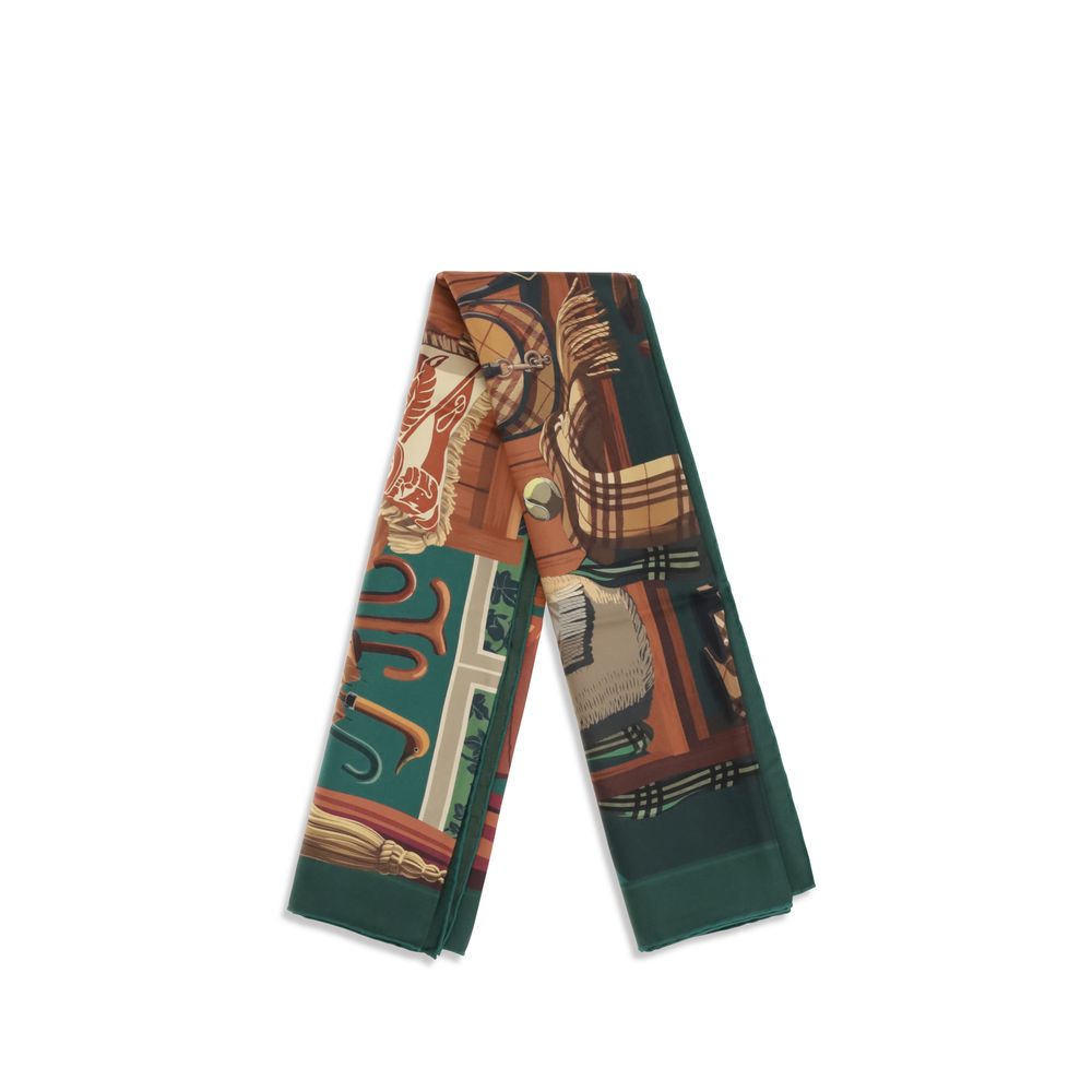 Bicolor Silk Scarf
