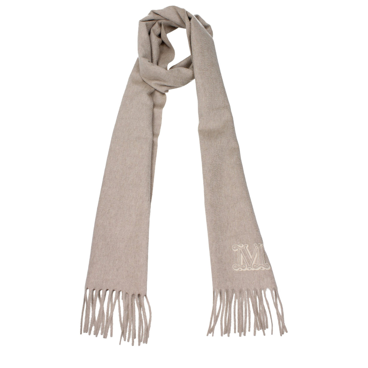 Beige Cashmere Scarf