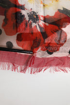 Multicolor Floral Cashmere Stole Scarf