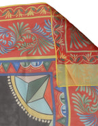Multicolor Silk Printed Shawl Stole Scarf