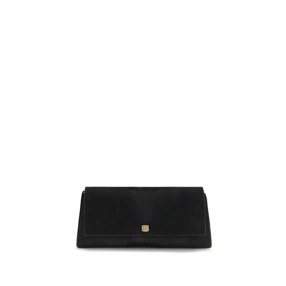 Black Calf Leather Bos Taurus Clutch Bag