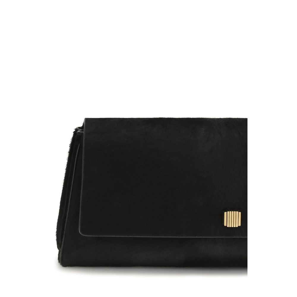 Black Calf Leather Bos Taurus Clutch Bag