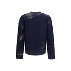 Blue Cotton Sweatshirt