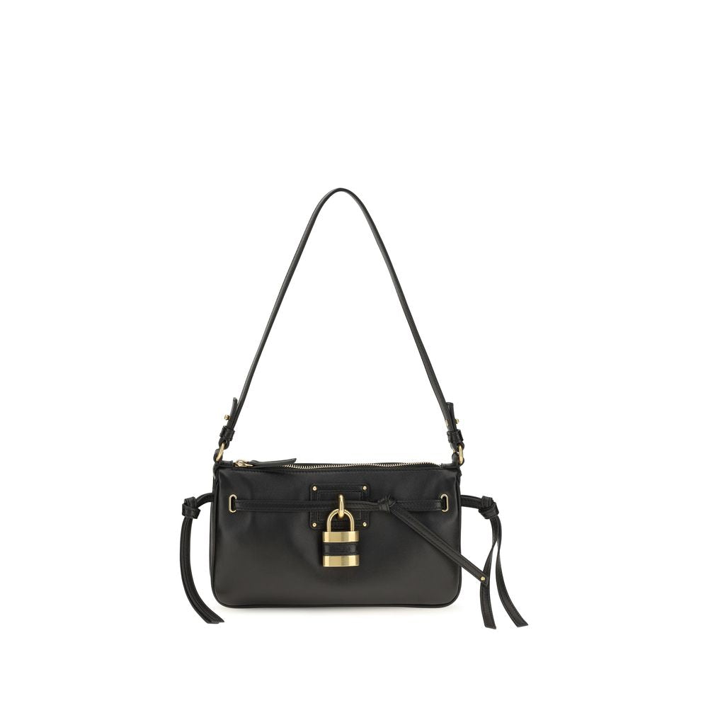 Black Calf Leather Bos Taurus Shoulder Bag
