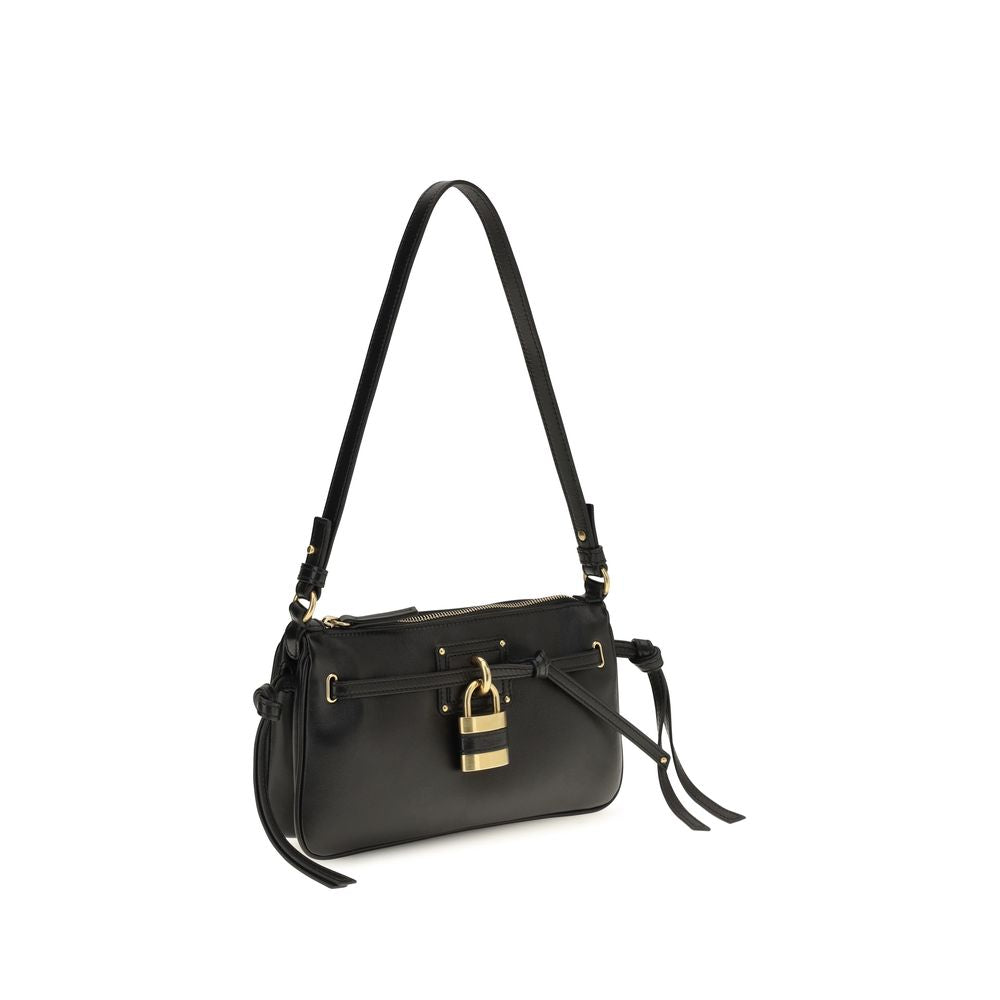 Black Calf Leather Bos Taurus Shoulder Bag