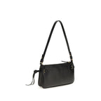 Black Calf Leather Bos Taurus Shoulder Bag