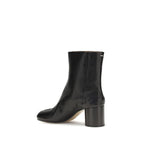 Black Lamb Ovis Aries Ankle Boots