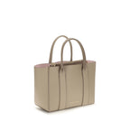 Beige Calf Leather Bos Taurus Shoulder Bag