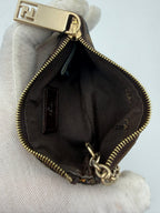 FENDI FF Coin Purse/Card Holder with Chain