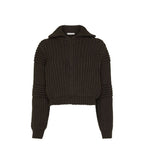 Brown Cotton Cardigan