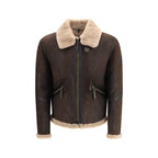 Brown Lamb Leather Full-Length Jacket