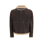Brown Lamb Leather Full-Length Jacket