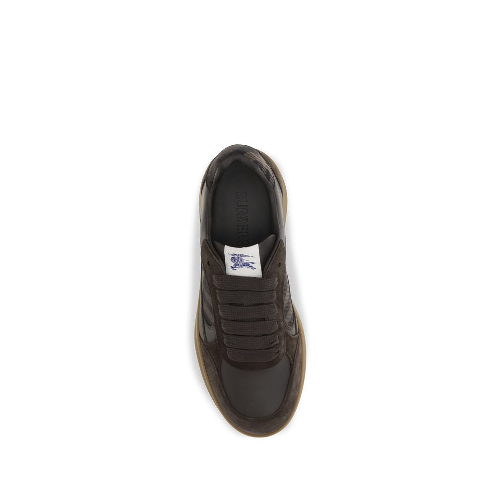 Brown Calf Leather Bos Taurus Athletic Sneakers