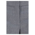 Gray Wool Oves Aries Casual Pants