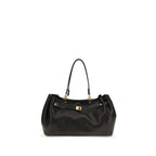 Black Calf Leather Bos Taurus Shoulder Bag