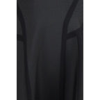 Black Polyester Cocktail Dress