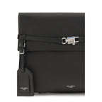 Black Calf Leather Bos Taurus Shoulder Bag