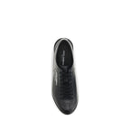 Black Calf Leather Bos Taurus Low Top Sneakers