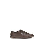 Brown Calf Leather Bos Taurus Low Top Sneakers