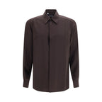 Brown Silk Shirt